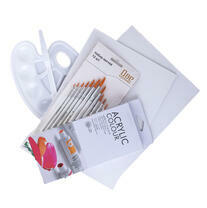 Без бренда «Набор подарочный «Две картинки»: краски акрил 12x12 мл, 2 холста 22x30 на мдф, 10 кистей, мастихин, палитра. Уценка (без упаковки)» в Белгороде в интернет-магазине  Без бренда «Набор подарочный «Две картинки»: краски акрил 12x12 мл, 2 холста 22x30 на мдф, 10 кистей, мастихин, палитра. Уценка (без упаковки)» в Белгороде