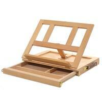 Без бренда «Коробка 10 шт.: Мольберт Две картинки этюдный ящик, настольный, хлопушка 30 см» в Белгороде 