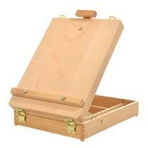 Без бренда «Коробка 6 шт.: Мольберт Две картинки этюдный ящик, настольный, хлопушка 55 см» в Белгороде 