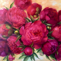 Без бренда «Бордовые пионы (20шт)» в Белгороде 