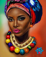 Без бренда «Портрет яркой женщины» в Белгороде  в интернет-магазине  Без бренда «Портрет яркой женщины» в Белгороде