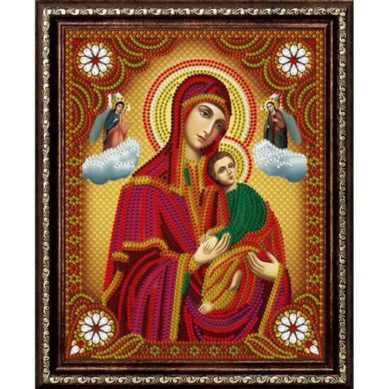 Алмазная мозаика частичная 27x33 Страстная Икона Божией Матери