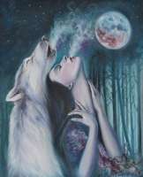 Без бренда «Девушка и волк в полнолуние» в Белгороде в интернет-магазине Без бренда «Девушка и волк в полнолуние» в Белгороде