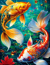 Золотые рыбки неимоверной красоты