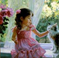 Без бренда «Девочка с кошкой на подоконнике» в Белгороде 