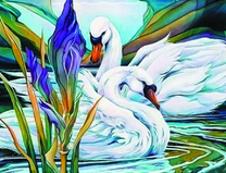 Без бренда «Белые лебеди и синий цветок» в Белгороде 