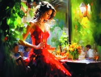 Без бренда «Милая девушка с бокалом шампанского» в Белгороде 