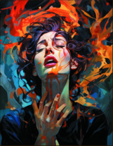 Без бренда «Портрет девушки в ярких красках» в Белгороде 