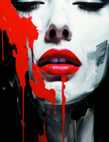 Без бренда «Портрет девушки в краске» в Белгороде 