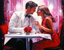 Без бренда «Пара на свидании в ресторане» в Белгороде 