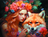 Без бренда «Рыжая девушка и рыжая лисица» в Белгороде  в интернет-магазине  Без бренда «Рыжая девушка и рыжая лисица» в Белгороде