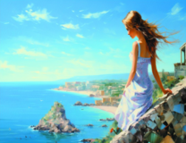 Без бренда «Ностальгия девушки у моря» в Белгороде 