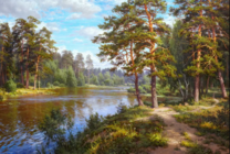 Без бренда «Хвойный лес и река» в Белгороде  в интернет-магазине  Без бренда «Хвойный лес и река» в Белгороде