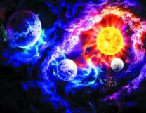 Без бренда «Солнце и планеты среди туч» в Белгороде 