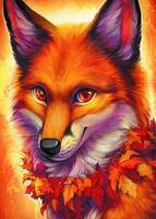 Без бренда «Хитрая лиса с осенним венком» в Белгороде 